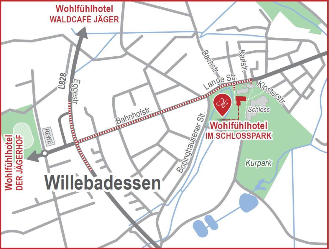 Wohlfuehlhotel Im Schlosspark - Self Checkin Willebadessen Экстерьер фото